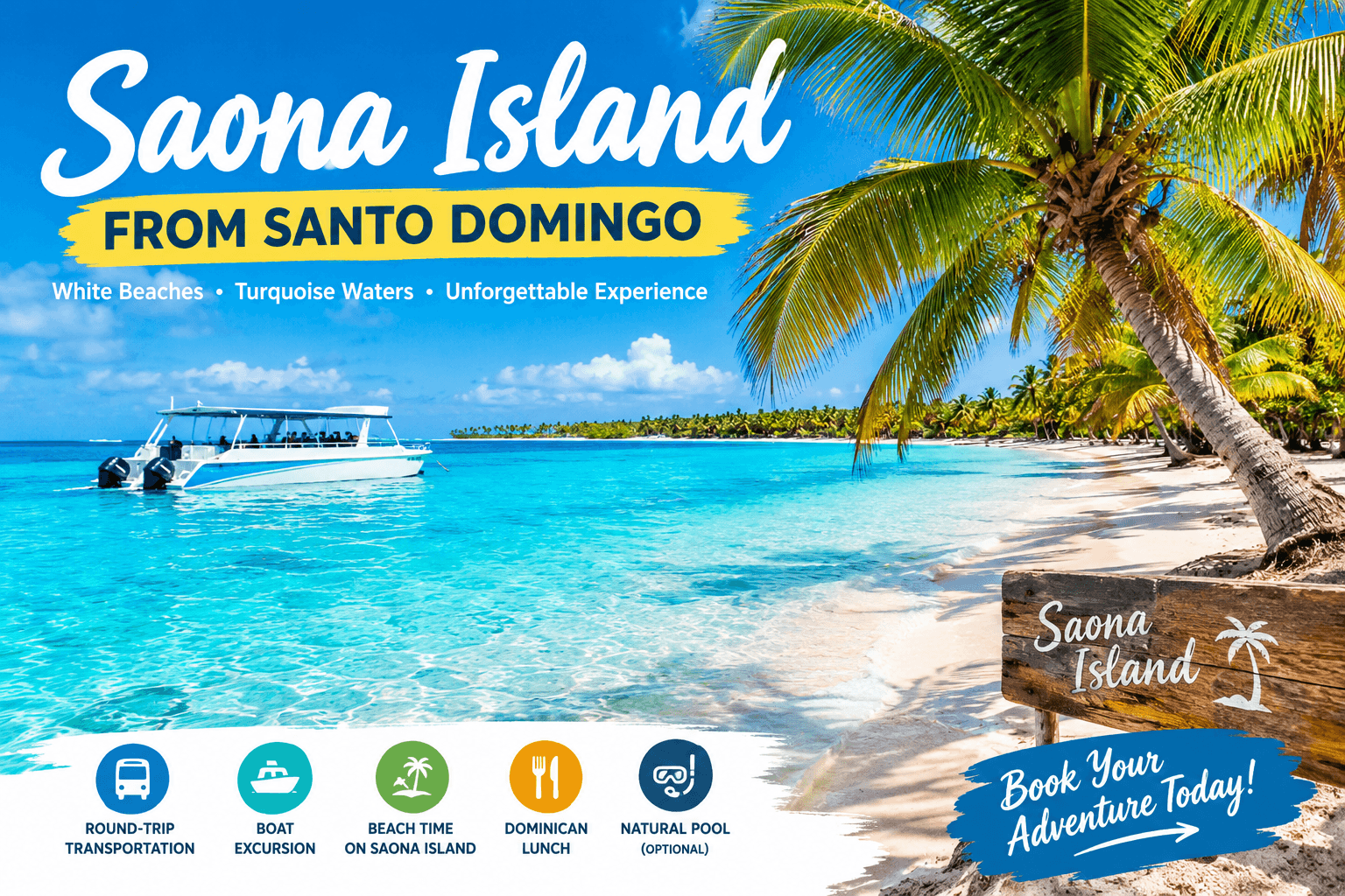 Saona Island soti nan Santo Domingo: Gid vwayaj jou